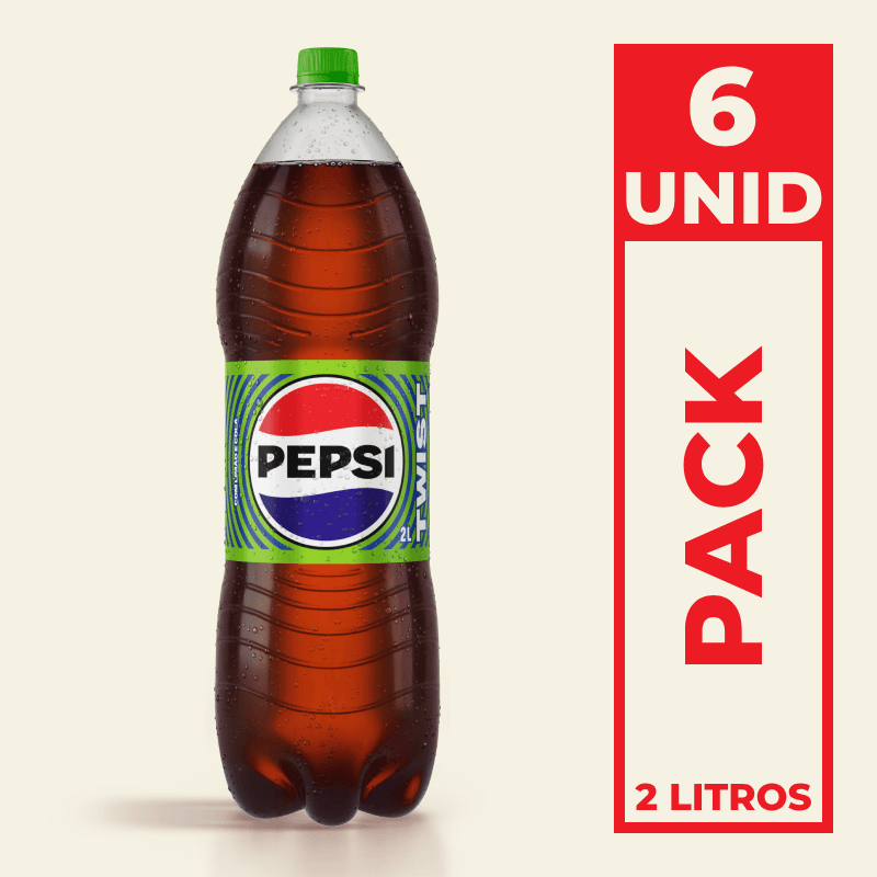Refrigerante Pepsi Twist Garrafa Pet 2L Pack C/6